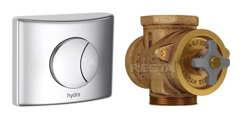 Valvula Descarga Inodoro Tecla Deca Hydra Dual Minimalista
