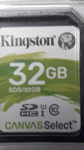 Memoria Sd 32gb 80mbs Canvas Select Kingston Original Hc U1 