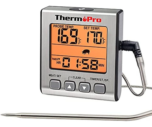 Thermopro Tp16s Termómetro Digital Para Carne Para Cocinar Y