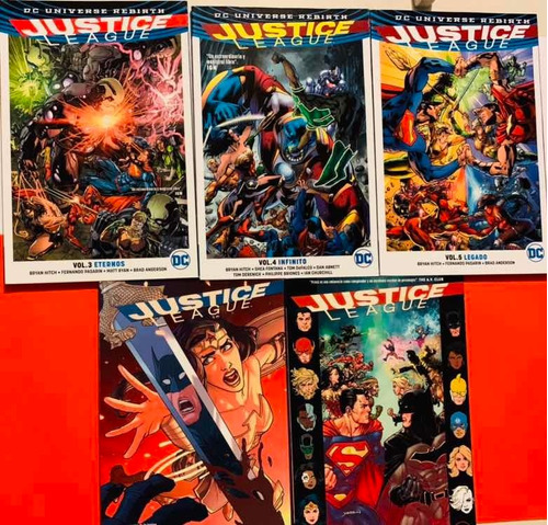 Justice League Rebirth Tomos 3-7