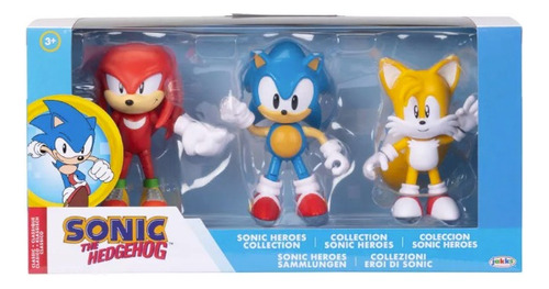 Jakks Sonic The Hedgehog Pack 3 Figuras Exclusivas 