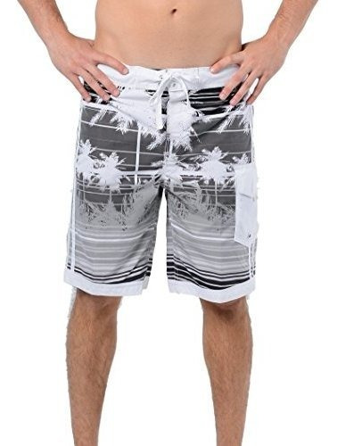 Us Apparel Hombres Micro Fibra Sur Beach Swim Trunks J59uz