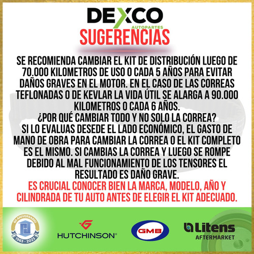 Kit De Distribución Dexco Kd.d502