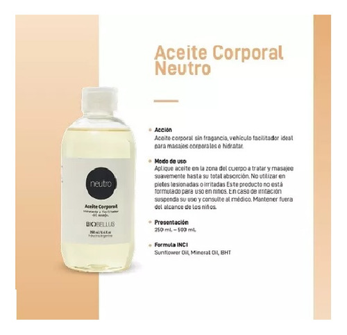 Aceite Masajes Relax + Jojoba Vainilla Biobellus 500ml