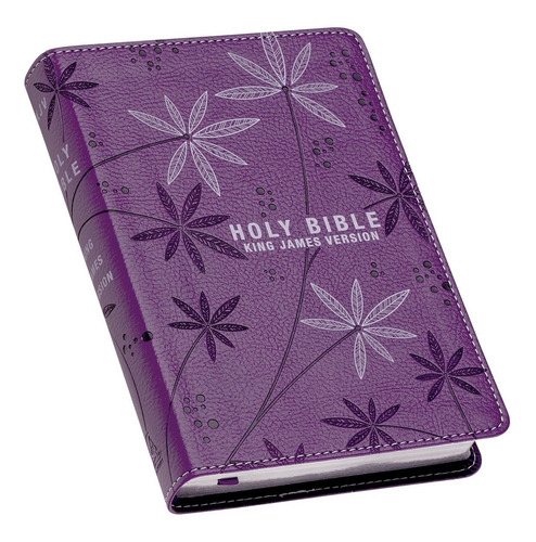 Imagen 2 de 9 de Biblia En Inglés King James Version Tamaño Compacto Morado