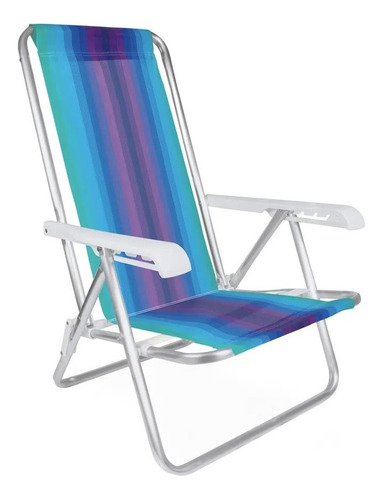 Reposera 4 Posiciones Mor Silla Playera Playa Camping Jardin