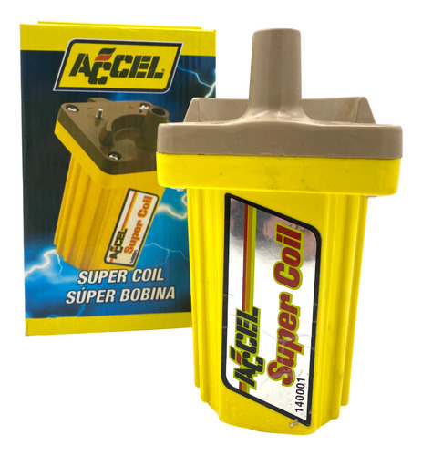 Bobina Competicion Accel Super Coil #140001 Amarilla