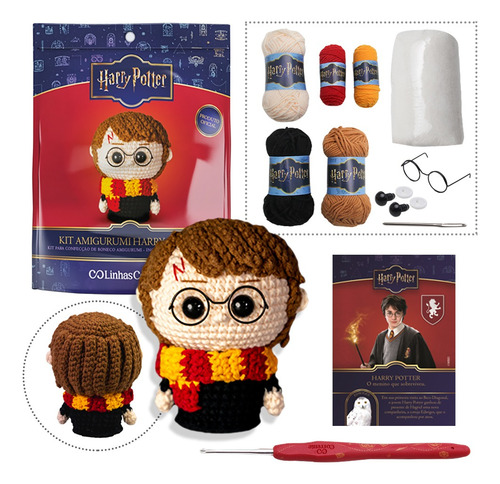 Kit Amigurumi Harry Potter Linhas Corrente - Com Receita