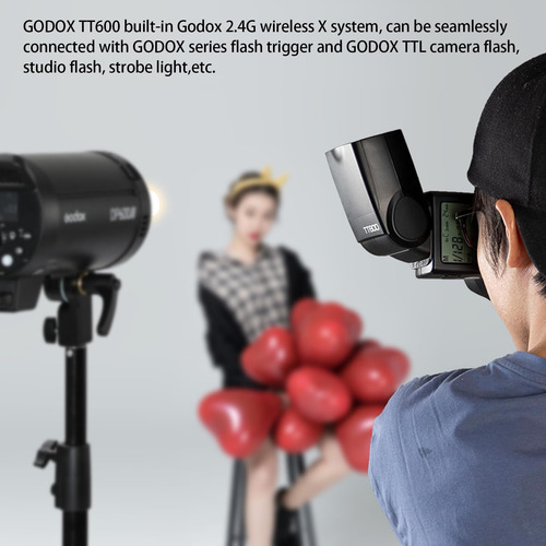 Flash Speedlite Godox Tt600 Inalámbrico De 2,4 G Para Canon