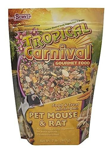 F. M. Brown Tropical Ratón Carnaval Natural Pet Food Y La Ra