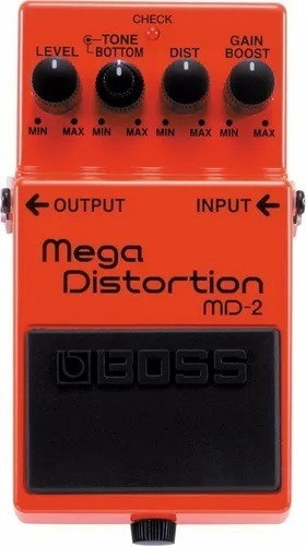 Pedal De Efecto Boss Mega Distorsión Md2