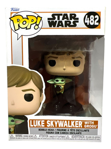 Funko Pop! Luke Skywalter With Grogu 482 Star Wars Unicos