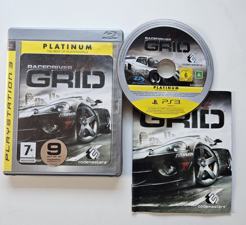 Jogo Grid Platinum Ps3 Original Fisico Grid Racedriver (Usado)