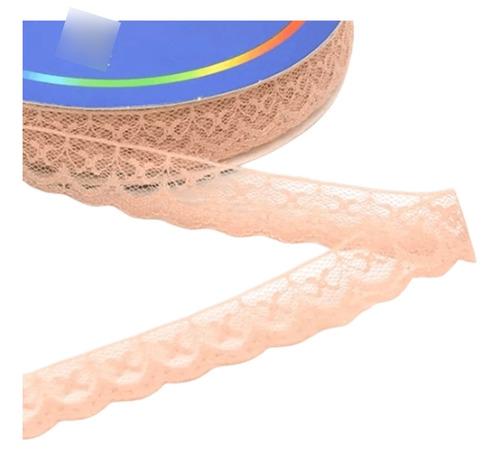 Renda Nylon Najar 21 Mm Nº5 Peça Com 50 Metros Cor 79 Blush