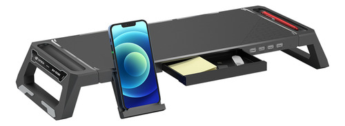 Base Para Monitor Bm-100bk Preto - C3tech