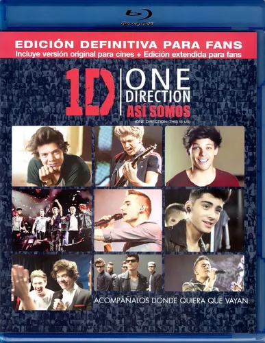 One Direction 1d Asi Somos Para Fans Pelicula Blu-ray