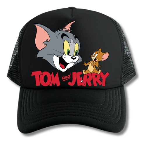 Gorra Trucker Tom Y Jerry Series Black