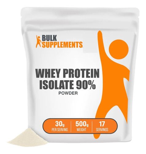 Bulk Supplements | Whey Protein Isolate 90% | 500g | 17 Serv