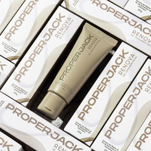 Renova - Gel Esfoliante Para Pele Masculina - Proper Jack Momento de aplicação Noite Tipo de pele Todo tipo de pele