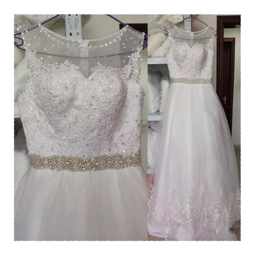 Vestido De Noiva Ruby Cristal Princesa Com Tulle Maribels