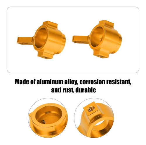Rc Steering Cup 2pcs Bloquea El Eje Colorido De Aleación De