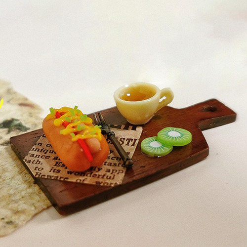 0 Accesorios Para Casa De Muñecas, Té De, Modelo De