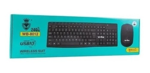 Combo Teclado Y Mouse Usb Inalambrico Weibo