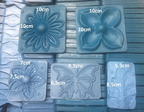 Imagen 3 de 5 de Moldes Para Flores Con Goma Eva Frisadores Frisador Set X 5