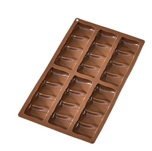 Molde De Doces Profundo Mofo De Biscoito De Chocolate Retâng