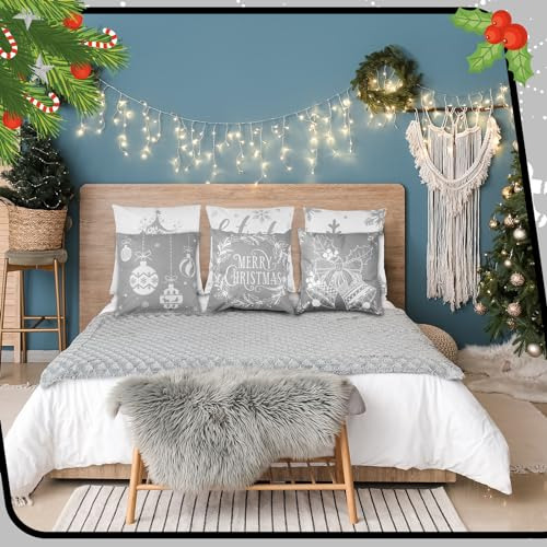 6 Fundas De Cojín De Navidad, Cubiertas De Almohada Decoraci