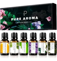 Comprar Esencias Aromáticas Aceites Para Humificador Difusor Set X6