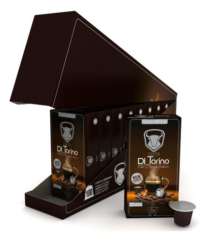 Di Torino Café En Cápsulas De Aluminio Tipo Nespresso X 100