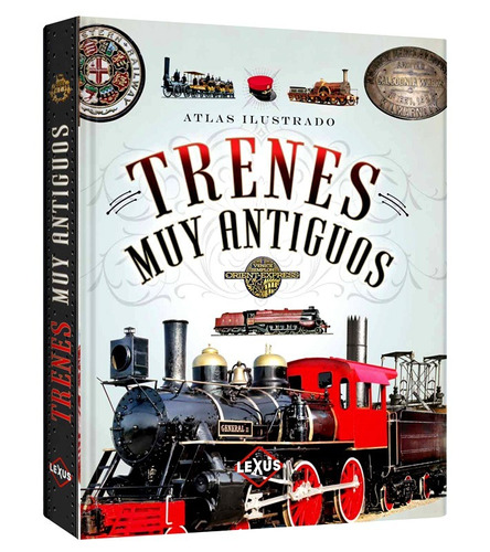 Libro Atlas Ilustrado De Trenes Muy Antiguos