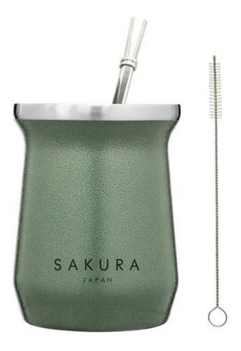 Mate Sakura Acero Inoxidable Termico Clasico 236 Ml Trendy