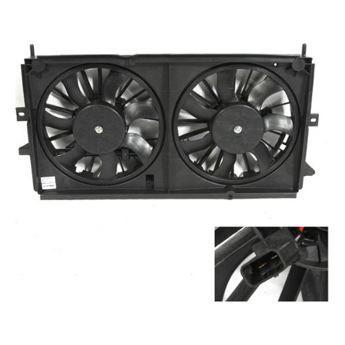     dual Radiador Aire Acondicionado Motor Ventilador Gm