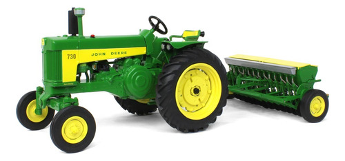 Tractor John Deere 730 Frente Alto/sembradora Prestige 1/16 