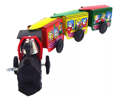 Juguete Wind Up Model Toy Wagon Train