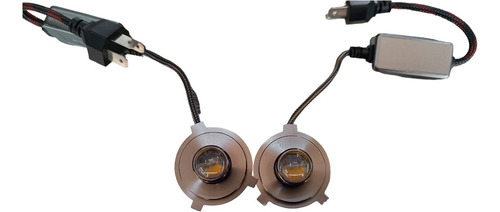 Set Super Led Laser H4 Amarilla Blanca Matsumoto 8000lumenes
