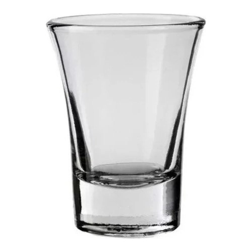 Set X6 Vasos Shot De Vidrio Rigolleau Tijuana Flint 60 Ml 