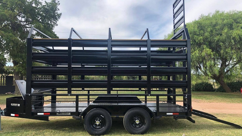 Trailer Ganadero Para Ganado Caballos Desmontable Tractor