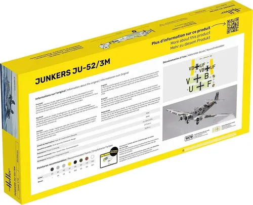 Avião Junkers Ju-52 Kit Heller 1/72 P/ Montar | MercadoLivre