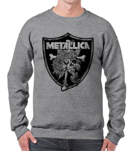 Buzo Hoddie Básico Metallica Rock