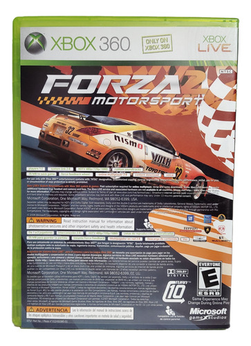 Forza Motorsport 2 + Marvel Ultimate Alliance Xbox 360
