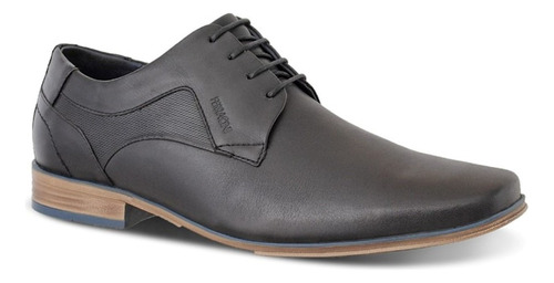 Zapato Ferracini Hombre Derby 6067 Negro Casual