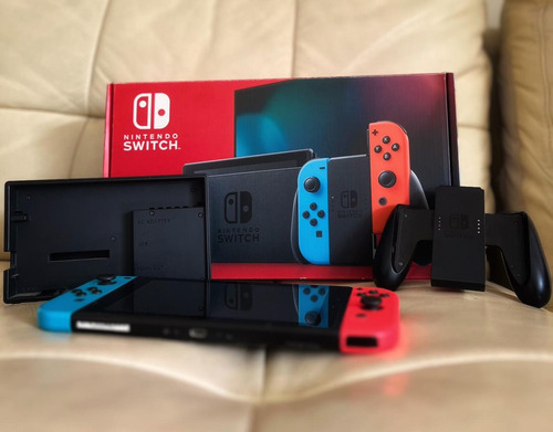 Consola Nintendo Switch Standard 32gb Neon/ Blue Color Negro