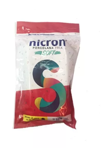 Porcelana Fria Nicron Tradicional X 250g Blanca X 5 Unidades