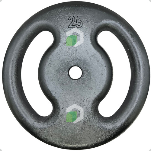 Anilha De Ferro Fundido Pintada - 25 Kg