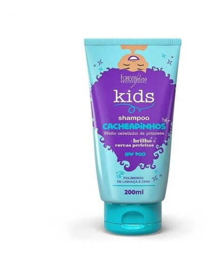 Imagem 1 de 3 de Shampoo Infantil Cachinhos Forever Liss Kids 200ml