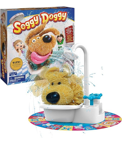 Soggy Doggy, The Showering Shaking Wet Dog Perro Ducha 