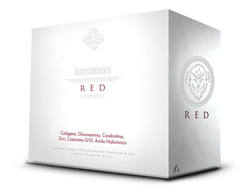Kosmos Red® Bebida Sabor Ponche De Frutas; Q10 Colágeno Y Ah